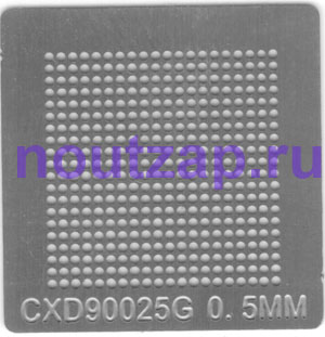 Трафарет для микросхемы CXD90025G